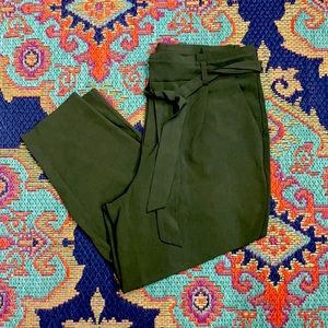 Olive green pants